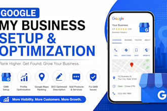 create, fix and manage your google my business profile to rank locally