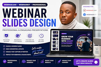 create high converting webinar slides for your webinar presentation