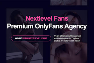 design onlyfans agency website, onlyfans management website