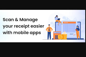 develop digital receipt app, bookkeeping app, receipt scanner app, invoice app