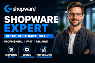 build and develop professional shopware 6 ecommerce store, theme, erp, payment