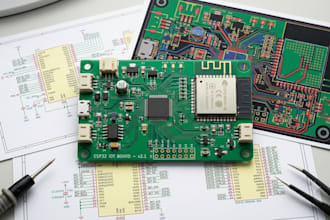 do pcb design, pcb layout, circuit design, schematic design and pcb board