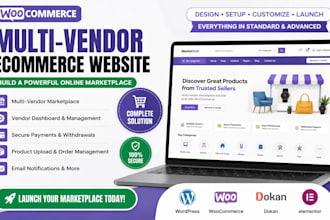 build a woocommerce multivendor ecommerce marketplace with dokan or wcfm