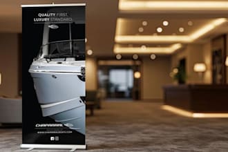 design roll up banner retractable banner, pull up, pop up, signage design