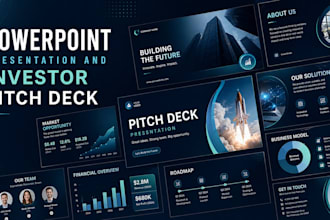 design modern powerpoint and canva presentation