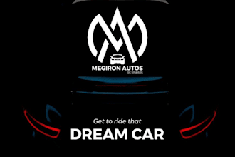 design a modern automotive logo for car brands, garages, and auto businesses