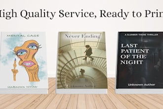 design professional book cover or ebook cover for you