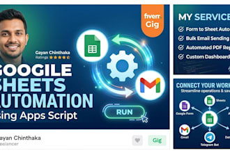 automate google sheets and tasks using app script