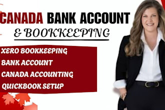 do canada bank recocilation, xero online bookkeeping, quickbook setup, sage
