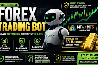 provide automated forex trading bot, ea setup, gold trading bot