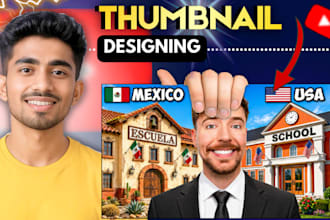 design attractive eye catchy youtube thumbnail for you