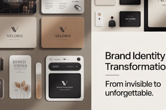be your creative director for brand identity logo and brand guidelines