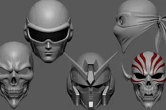 do custom 3d mask, halloween masks, cosplay helmet, fantasy mask for 3d printing