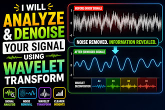 analyze and denoise your signal using wavelet transform