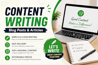 write simple and clear blog posts and articles