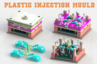 design plastic injection mold dfm moldflow analysis product design for moulding