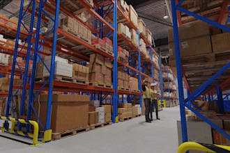 design factory and warehouse layout with 3d model and walkthrough video