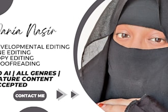 developmentally edit your book and polish it for publication