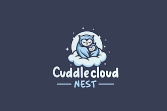 make memorable warm and comforting logo for baby product