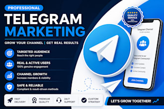 promote your telegram channel to real audience