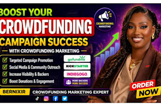 do crowdfunding promotion, gofunndme campaign, fundraising, get donor, crowdfund