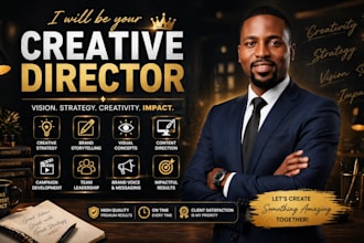 be your creative director expert and creative brand strategy brand guideline
