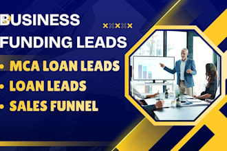 setup business loan leads sales funnel business funding ads campaigns