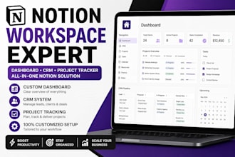 build a powerful notion CRM and business system for your workflow