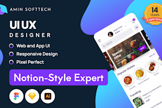 do professional mobile app UI UX design web app design