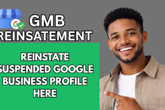 reinstate suspended gmb and reappeal denied appeal fast