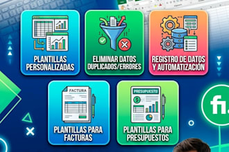 excel plantillas registro de datos limpiar datos facturas