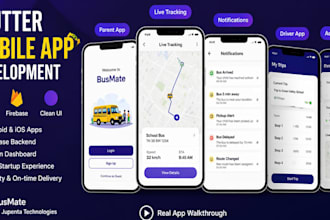 build flutter mobile app with firebase backend