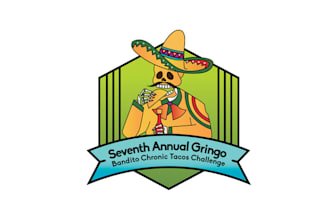 make seventh annual gringo logo for bandit chronic tacos