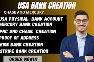 do USA bank account, proof of address, US llc for non residents US bank creation