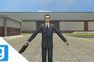 model gmod, garrys mod, fallout, skyrim, game, outlast, gmod map, ffxiv