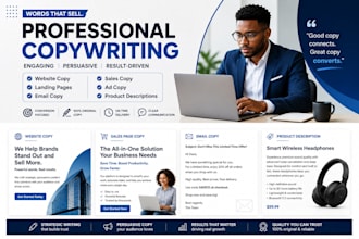 write professional and persuasive copy that converts