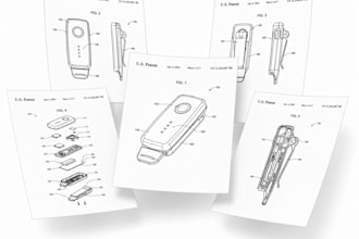 create patent illustrations from cad, PDF, or sketch
