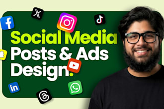 design strategic social media posts and ads for you