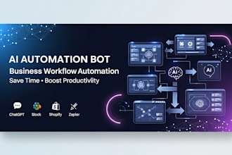 develop ai automation bot, business automation, ai workflow system, scripting