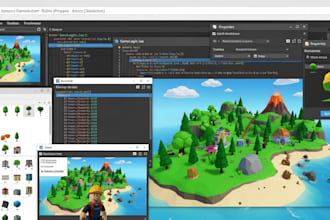 develop roblox game, roblox scripting, roblox map design, roblox development