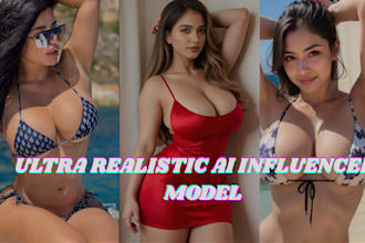 realistic ai influencer model images for ai onlyfans, fanvue, ai product, nsfw