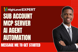 setup your ghl subaccount, ghl CRM, ghl mcp server, ghl ai agent, ghl automation