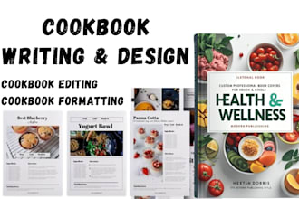 be cookbook writer recipe cookbook design recipes book editing and formatting