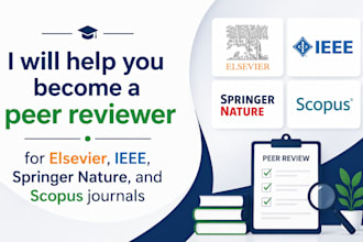 help you become a peer reviewer for elsevier ieee springer nature scopus journal