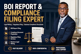 boi report filing compliance document and regulatory filing legal writing serv