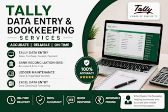 do tally data entry and bookkeeping work accurately