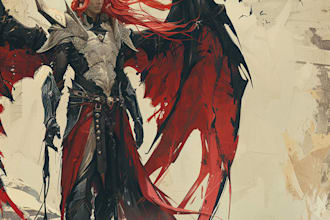 draw a fantasy illustration for you