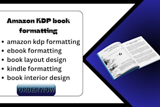 do ebook edit amazon KDP formatting profession interior book layout design