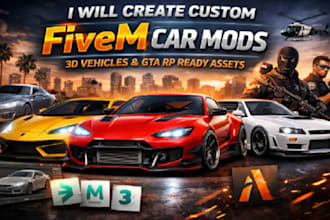 create custom fivem car mods