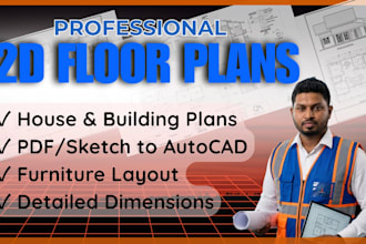 draw professional 2d floor plans and blueprints